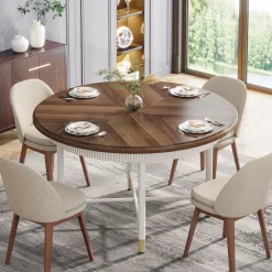 Tribesigns Dining Tables*Round Dining Table, 47