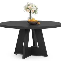 Tribesigns Dining Tables*Round Dining Table for 4, 47
