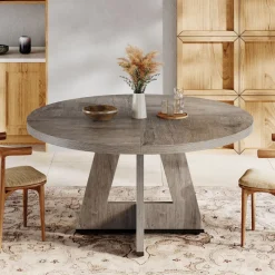 Tribesigns Dining Tables*Round Dining Table for 4, 47
