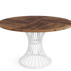 Tribesigns Dining Tables*Round Dining Table for 4-6, 47