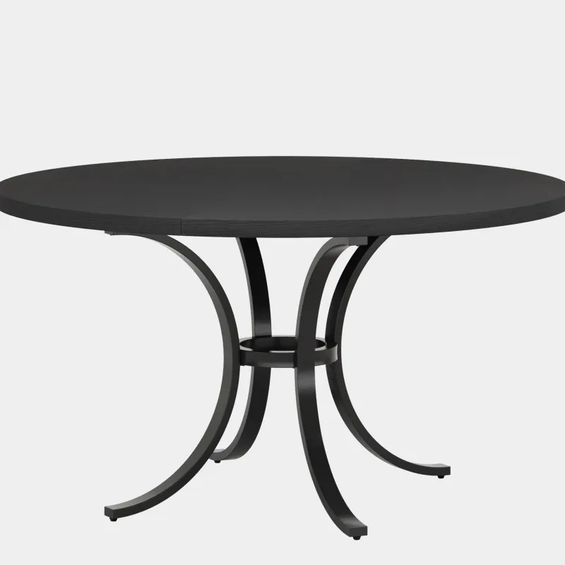 Tribesigns Dining Tables*Round Dining Table for 4-6 People, 47" Modern Kitchen Table