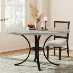 Tribesigns Dining Tables*Round Dining Table for 4-6 People, 47