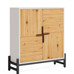 Tribesigns Shoe Racks & Cabinets|Shoe Racks & Cabinets*Shoe Cabinet, 5 Tier Shoe Organizer with Doors & Adjustable Shelves