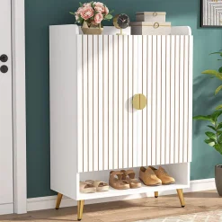 Tribesigns Shoe Racks & Cabinets|Shoe Racks & Cabinets*Shoe Cabinet, Shoe Storage Organizer with Adjustable Shelves