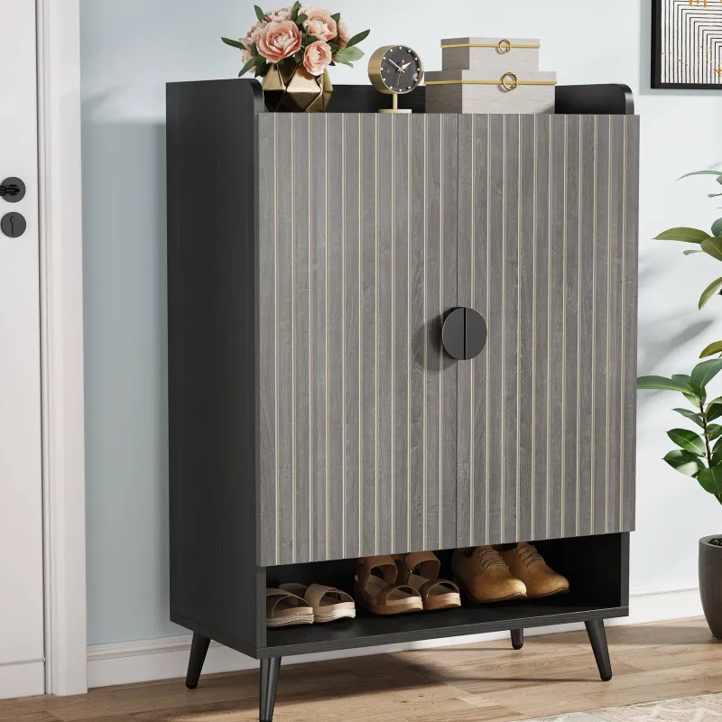 Tribesigns Shoe Racks & Cabinets|Shoe Racks & Cabinets*Shoe Cabinet, Shoe Storage Organizer with Adjustable Shelves