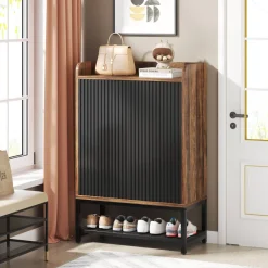 Tribesigns Shoe Racks & Cabinets|Shoe Racks & Cabinets*Shoe Cabinet, 5-Tier Shoe Rack Organizer with Doors for Entryway