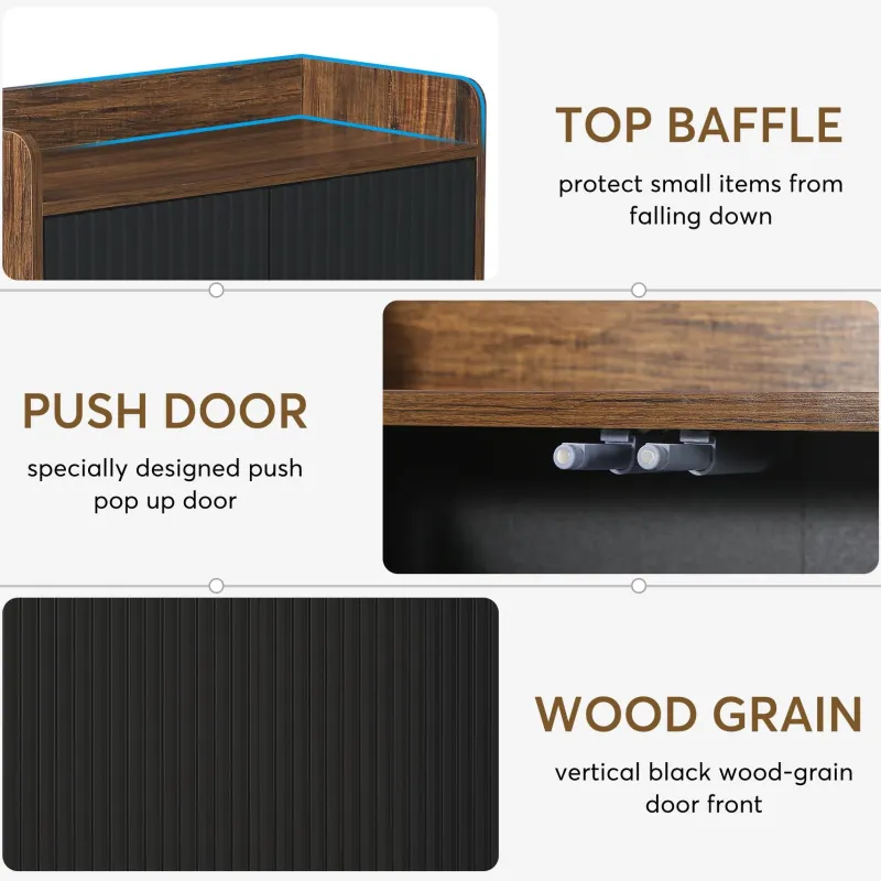 Tribesigns Shoe Racks & Cabinets|Shoe Racks & Cabinets*Shoe Cabinet, 5-Tier Shoe Rack Organizer with Doors for Entryway