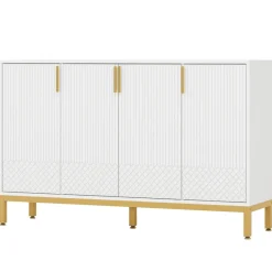 Tribesigns Sideboards & Buffets|Sideboards & Buffets*Sideboard Buffet, 59" Luxury Buffet Storage Cabinet with 4 Doors