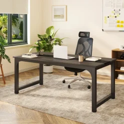 Tribesigns Desks*Simple Conference Table, Rectangular Meeting Table Computer Desk