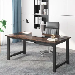 Tribesigns Desks*Simple Conference Table, Rectangular Meeting Table Computer Desk