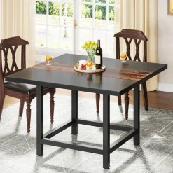 Tribesigns Dining Tables*Square Dining Table, Farmhouse 39