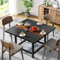 Tribesigns Dining Tables*Square Dining Table, Farmhouse 39