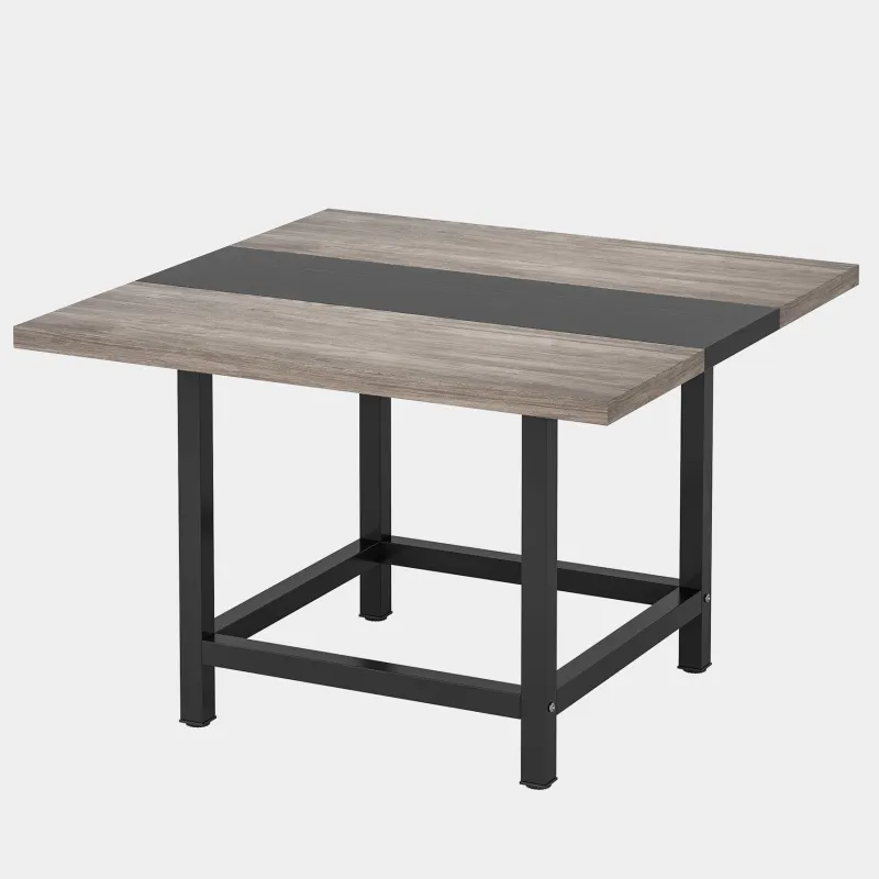 Tribesigns Dining Tables*Square Dining Table, Farmhouse 39"x 39"x 29" Kitchen Table for 4