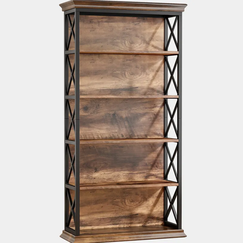 Tribesigns Etagere|Etagere*6-Tier Bookshelf, 70.87" Etagere Bookcase for Home Office