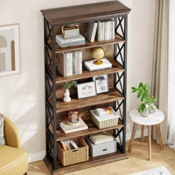Tribesigns Etagere|Etagere*6-Tier Bookshelf, 70.87