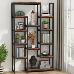 Tribesigns Bookcases & Bookshelves|Bookcases & Bookshelves*6-Tier Bookshelf 70.9 inch Tall Bookcase, 12-Shelf Display Shelves