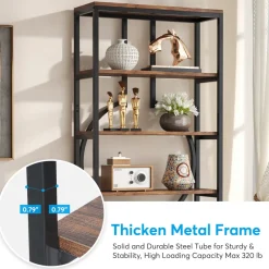 Tribesigns Bookcases & Bookshelves|Bookcases & Bookshelves*6-Tier Bookshelf, 70.9
