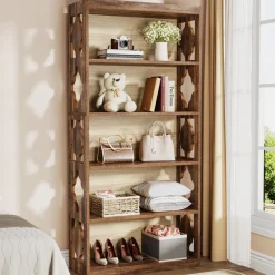 Tribesigns Bookcases & Bookshelves|Bookcases & Bookshelves*6-Tier Bookshelf, 70-Inch Wood Bookcase with Storage Shelves