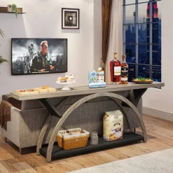 Tribesigns Console Tables|Console Tables*2-Tier Console Table, 70.9