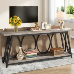 Tribesigns Console Tables|Console Tables*2-Tier Console Table, 70.9