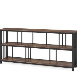 Tribesigns Console Tables|Console Tables*3-Tier Console Table, 70.9" Long Sofa Table Behind Couch