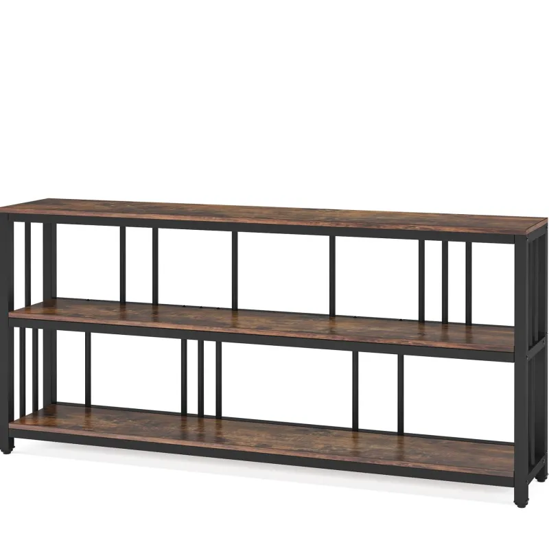 Tribesigns Console Tables|Console Tables*3-Tier Console Table, 70.9" Long Sofa Table Behind Couch