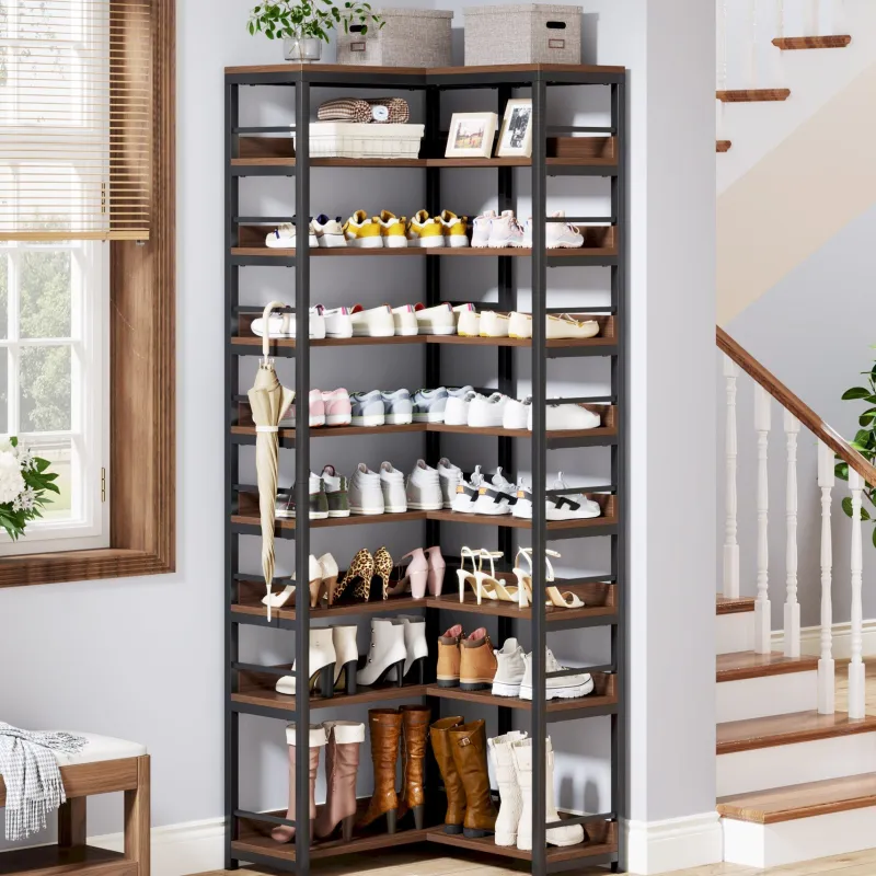 Tribesigns Shoe Racks & Cabinets|Shoe Racks & Cabinets*9-Tier Corner Shoe Rack, Freestanding Shoe Storage Shelf