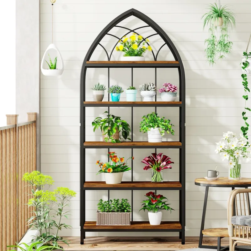 Tribesigns Plant Stands|Plant Stands*5-Tier Plant Stand, 74.8" Plant Shelf Flower Potted Stand Rack
