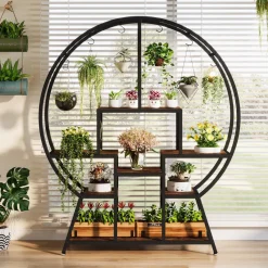 Tribesigns Plant Stands|Plant Stands*7-Tier Round Plant Stand, 65