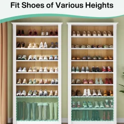 Tribesigns Shoe Racks & Cabinets|Shoe Racks & Cabinets*8-Tier Shoe Rack, Wooden Freestanding Shoe Storage Cabinet for 32-40 Pairs