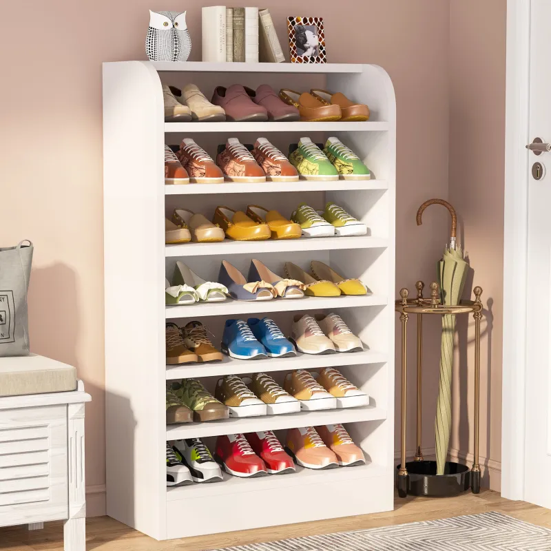 Tribesigns Shoe Racks & Cabinets|Shoe Racks & Cabinets*8-Tier Shoe Rack, Wooden Shoe Shelf Shoe Storage Cabinet