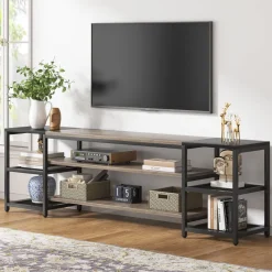 Tribesigns Tv Stands*TV Stand, 3-Tier Media Entertainment Center for TV up to 85