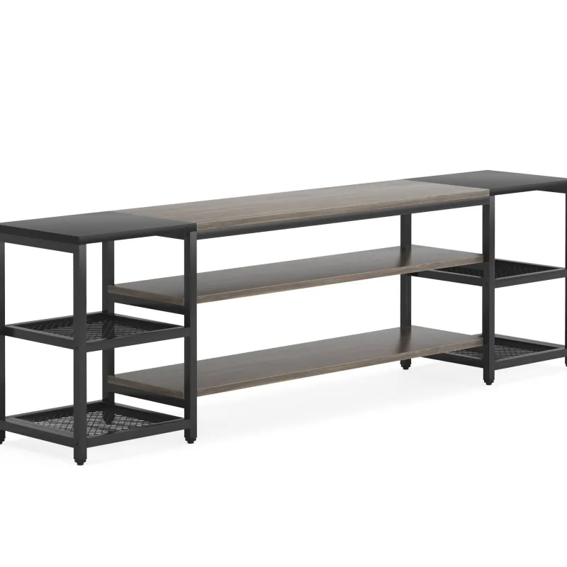 Tribesigns Tv Stands*TV Stand, 3-Tier Media Entertainment Center for TV up to 85"