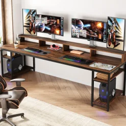Tribesigns Desks*Two Person Desk, 78.7