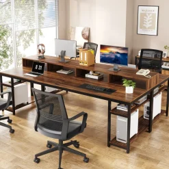 Tribesigns Desks*Two Person Desk, 78.7