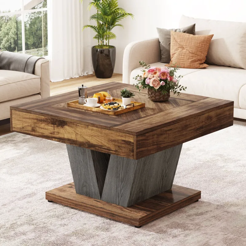 Tribesigns Coffee Tables*Wood Coffee Table, 31.5" Modern Center Table Cocktail Tea Table