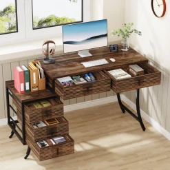 Tribesigns Desks*Wood Computer Desk, 55