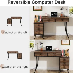 Tribesigns Desks*Wood Computer Desk, 55