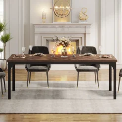 Tribesigns Dining Tables*Wood Dining Table, 70.9
