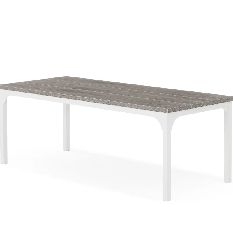 Tribesigns Dining Tables*Wood Dining Table, 70.9" Farmhouse Kitchen Dinner Table for 6-8
