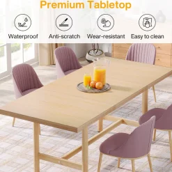 Tribesigns Dining Tables*Wood Dining Table, 63