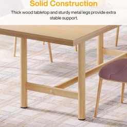 Tribesigns Dining Tables*Wood Dining Table, 63