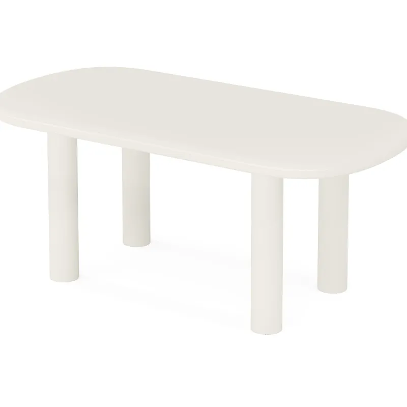 Tribesigns Dining Tables*Wood Dining Table, 63" Modern Oval Kitchen Table for 4 - 6 People