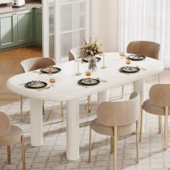 Tribesigns Dining Tables*Wood Dining Table, 63