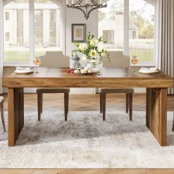 Tribesigns Dining Tables*Wood Dining Table, 63