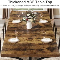 Tribesigns Dining Tables*Wood Dining Table, 62.4