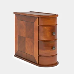 Tribesigns Nightstands*Wood End Table, Narrow Side Table Nightstand with 2 Drawers