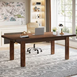 Tribesigns Desks*Wood Executive Desk, 62.99