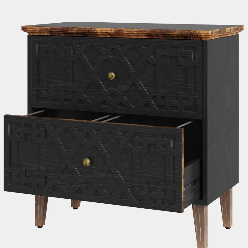 Tribesigns File Cabinets|File Cabinets*Wood File Cabinet, 2-Drawer Filing Cabinet Storage Cabinet