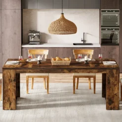Tribesigns Dining Tables*Wood Kitchen Table, 63